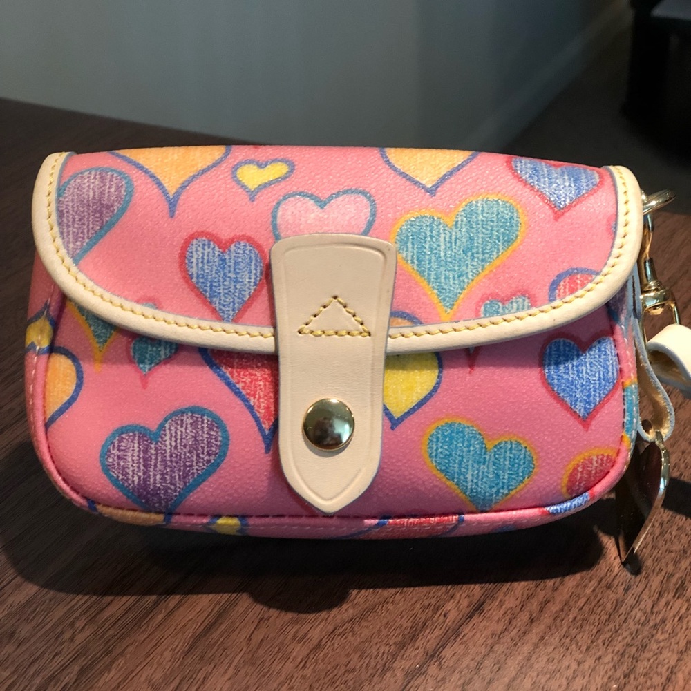 Dooney & Bourke Signature Scribble Wristlet